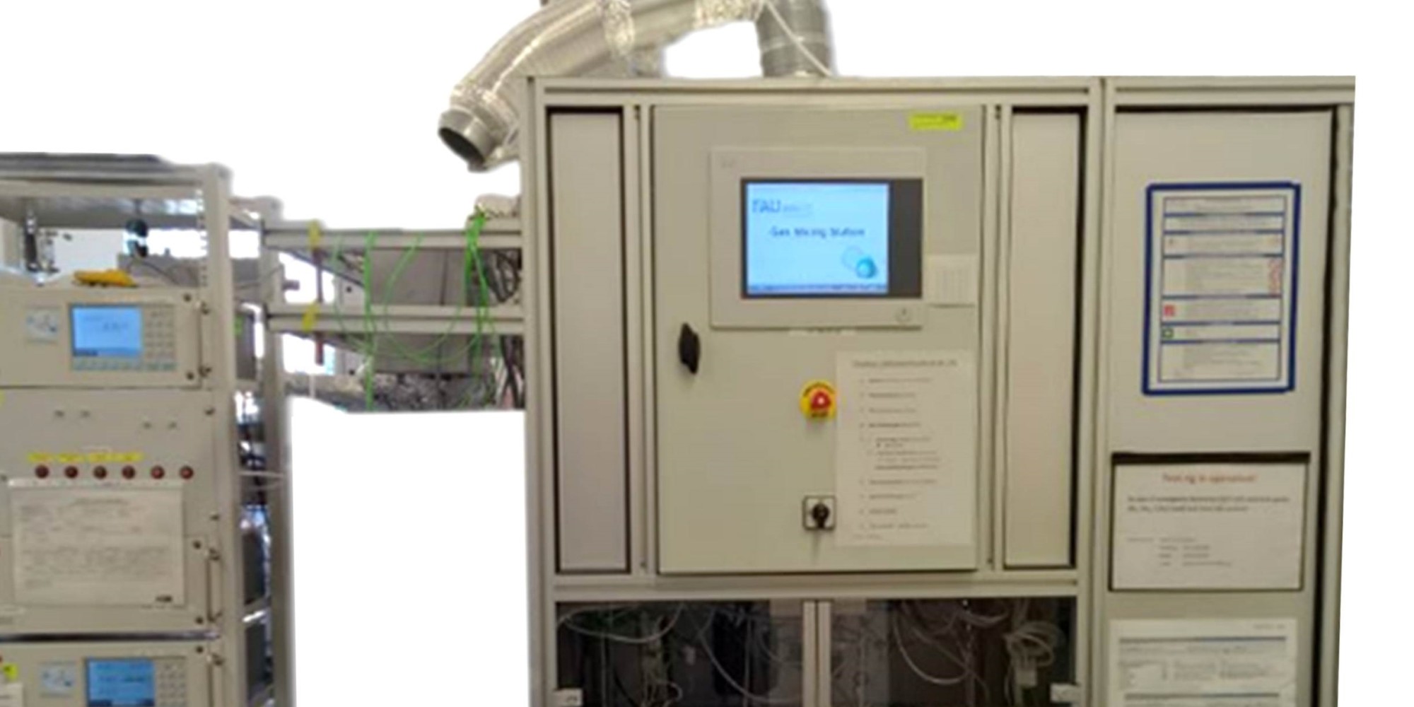 To the page:Gas controll system with reactor test bench